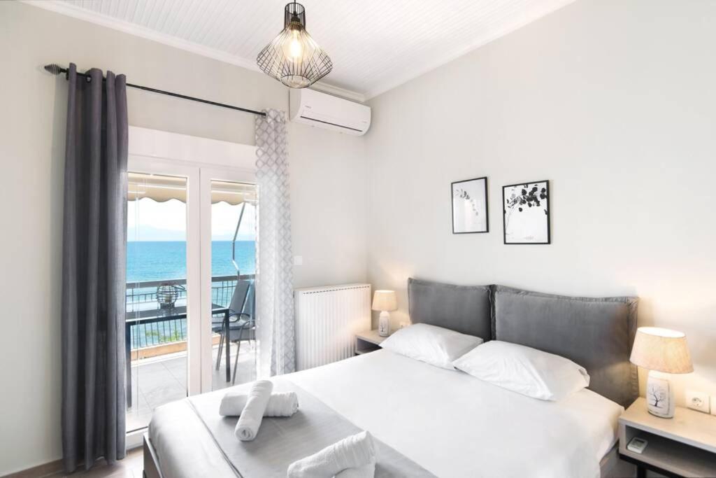 Endless Sea View House Villa Nea Iraklia Bagian luar foto