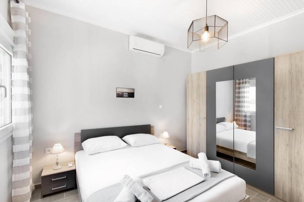 Endless Sea View House Villa Nea Iraklia Bagian luar foto